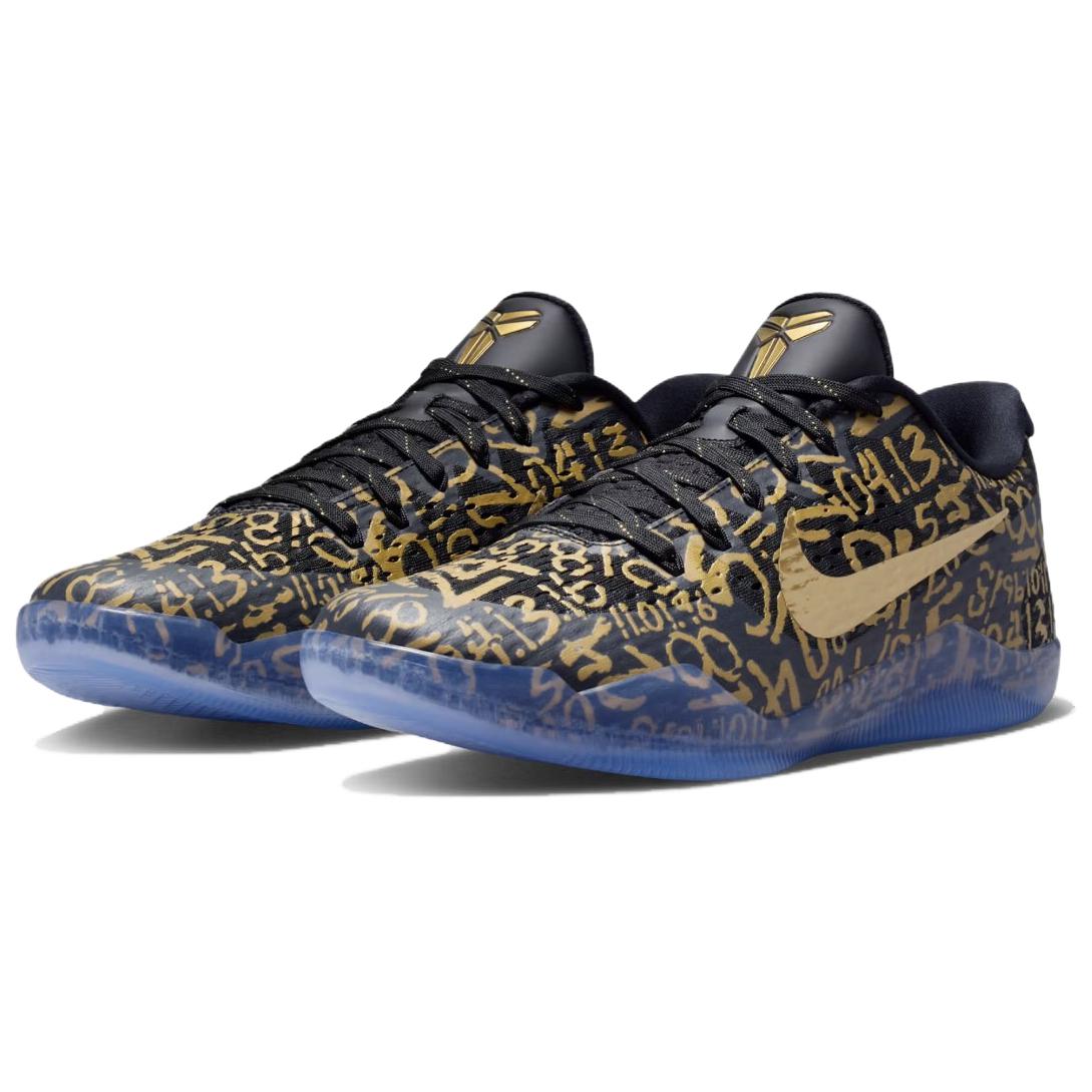 Nike Kobe 11 Grip Low top Basketball Shoes Men’s Black Gold