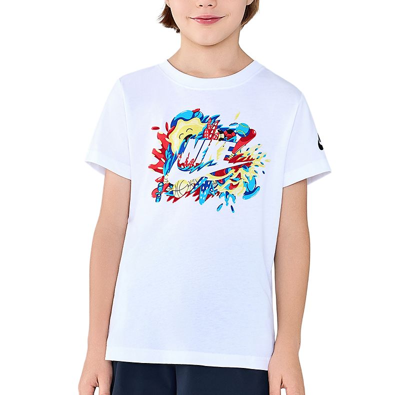 Мужская футболка Nike T (белая) — фото 3