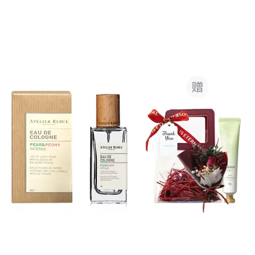ATELIER REBUL DEPIUS 1895 Pear and Peony Eau de Toilette Freesia Fragrance Woody Floral Fragrance Cologne EDC Fresh and elegant long-lasting fragrance for daily travel 50ml