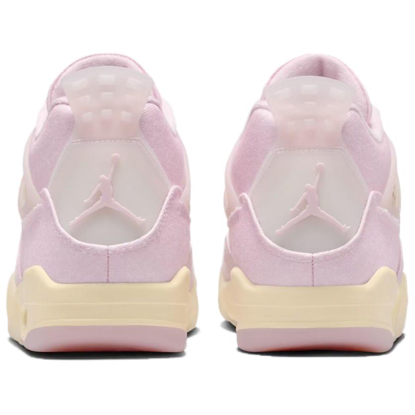 Женские кроссовки Jordan Air Jordan 4 Retro (розовые) — фото 5