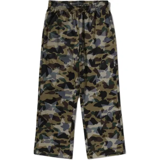 A BATHING APE SS26 CAMO серия дышащие уличные прямые сетчатые повседневные брюки для мужчин