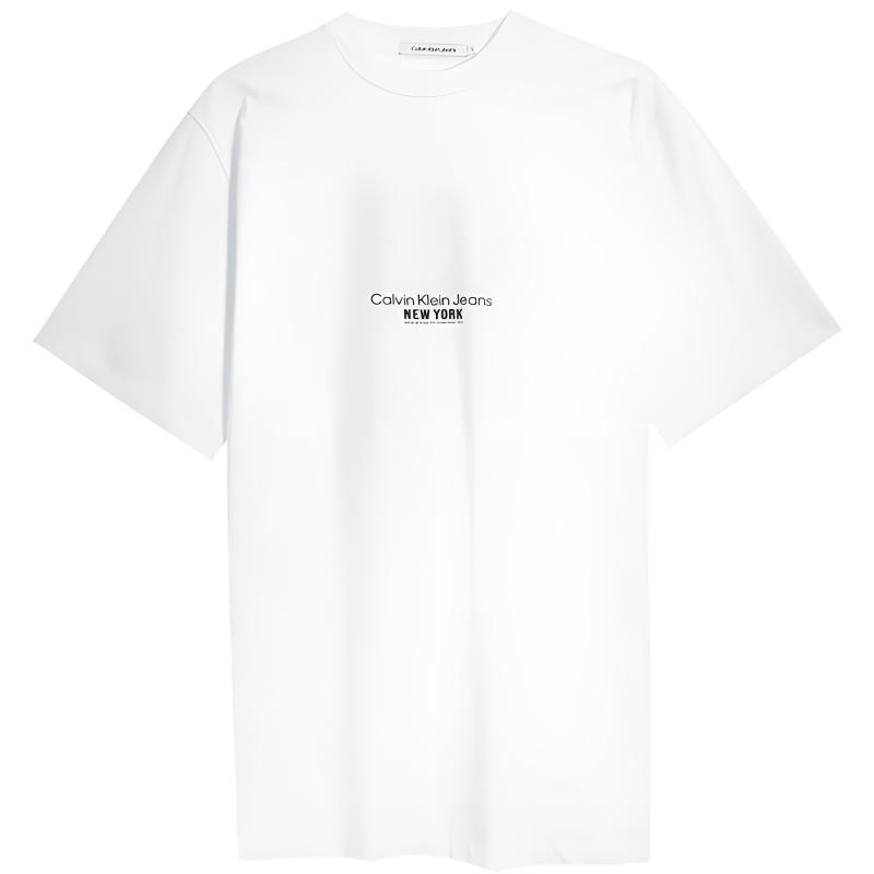 Женское платье CALVIN KLEIN Cotton Dress (белое)