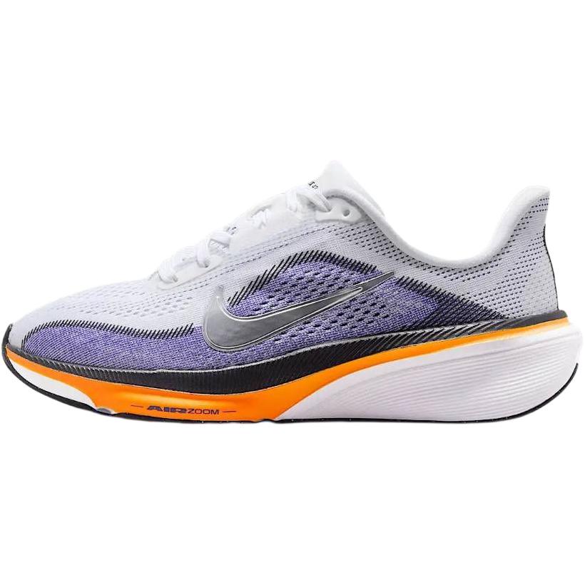 Детские кроссовки Nike Pegasus 42 (бело-черно-оранжевые)
