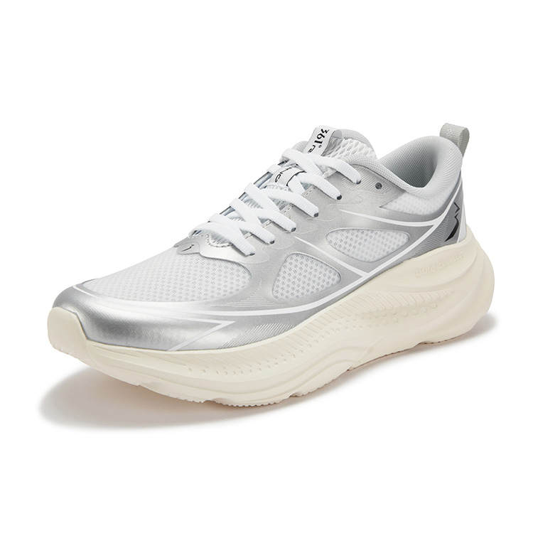361° Abrasion Resistant, Breathable, Slip Resistant Low top Running Shoes Men’s Silver