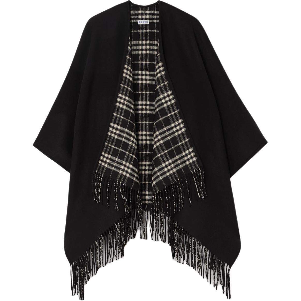Женское пончо Burberry Burberry SS26 (коричневое)