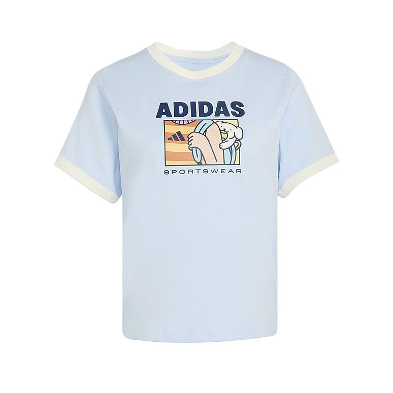 Женская футболка adidas (белая)