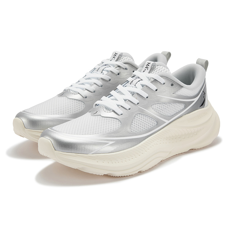 361° Abrasion Resistant, Breathable, Slip Resistant Low top Running Shoes Men’s Silver