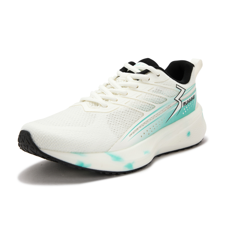 361° Cushioning Breathable Low top Running Shoes Men’s White Blue