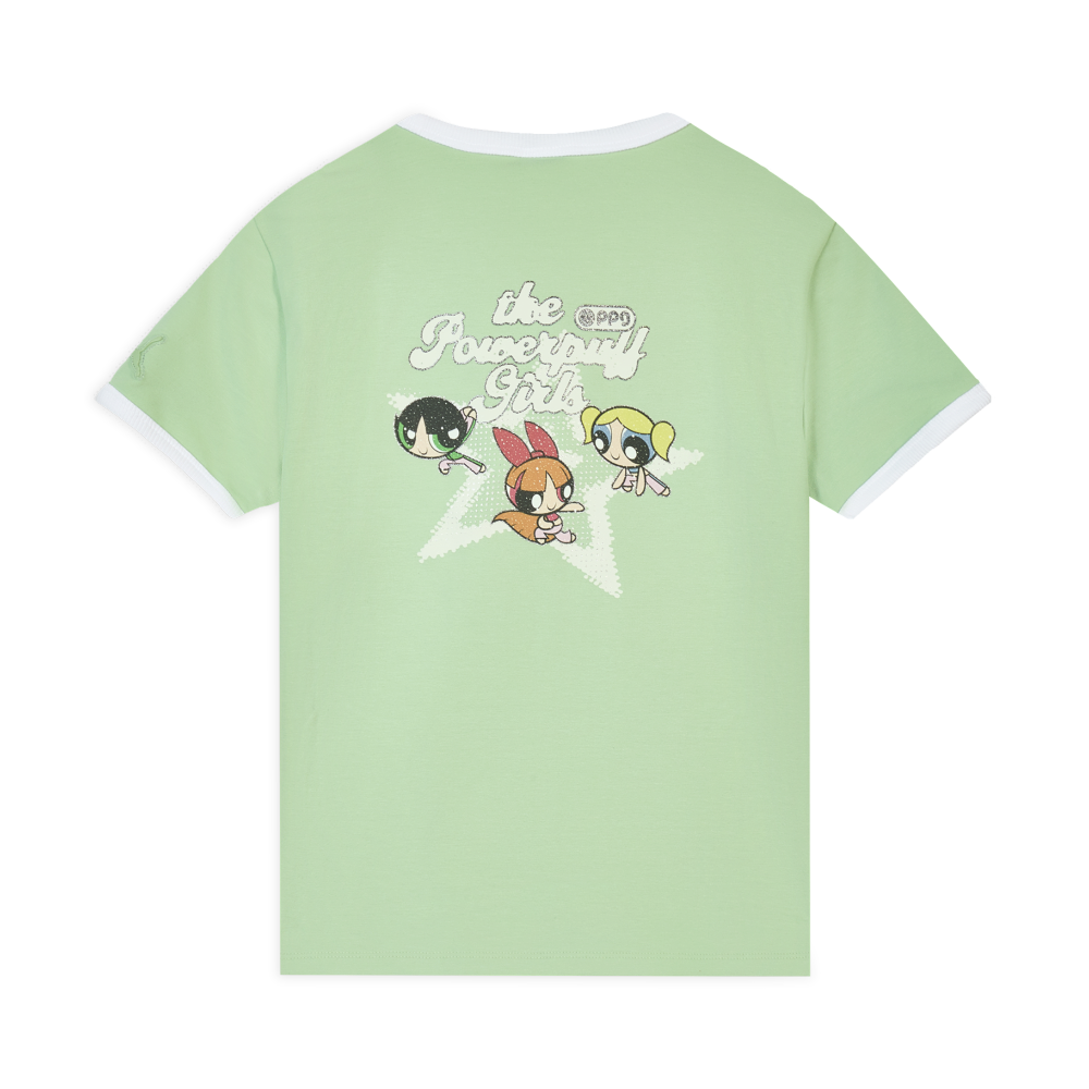 Женская футболка PUMA THE POWERPUFF GIRLS (розовая)
