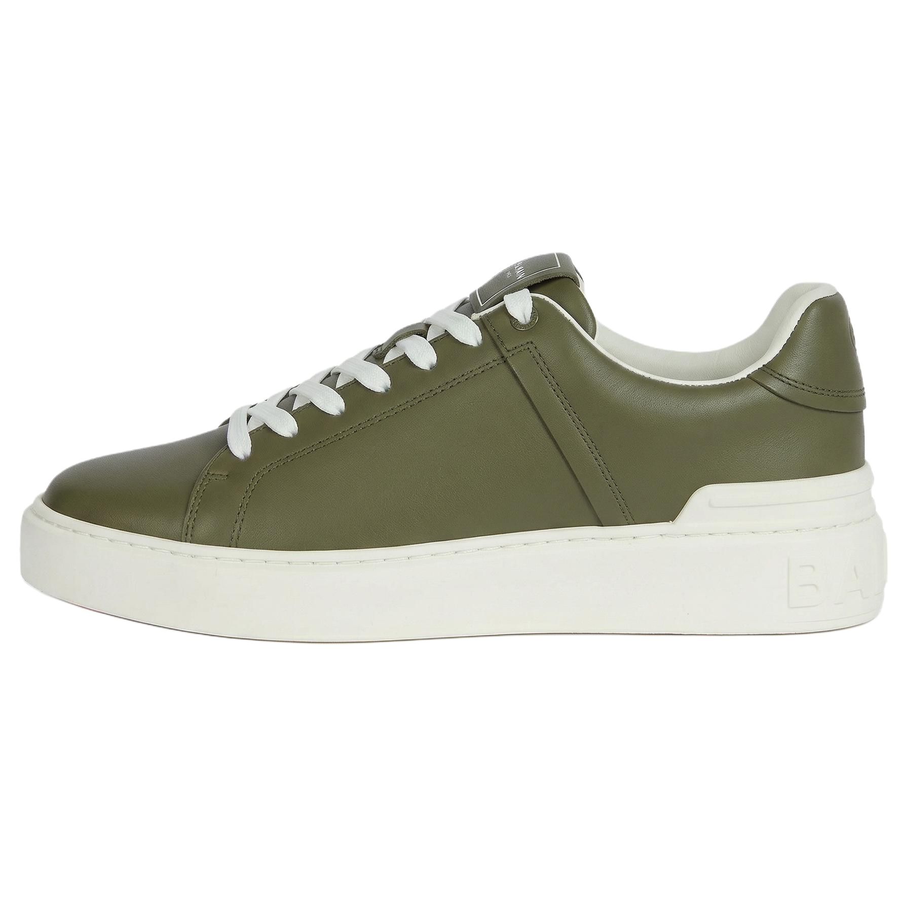 Мужские кеды BALMAIN b-court (зеленые)