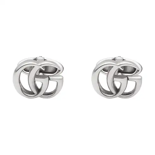 GUCCI GG Marmont 925 Sterling Silver Cufflinks Men's Silver