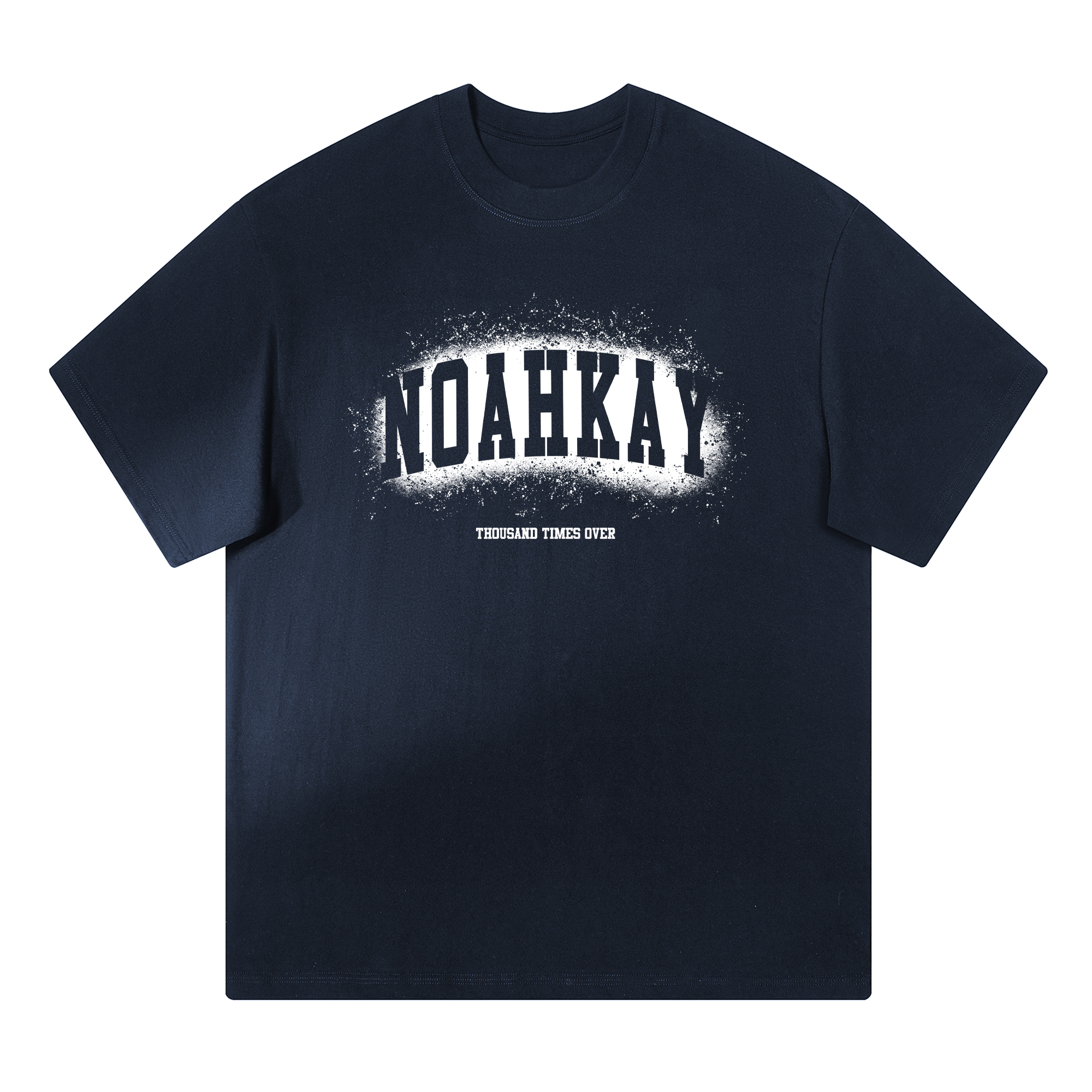 Футболка NOAH KAY 【320g】 (черная) — Черный — фото 19