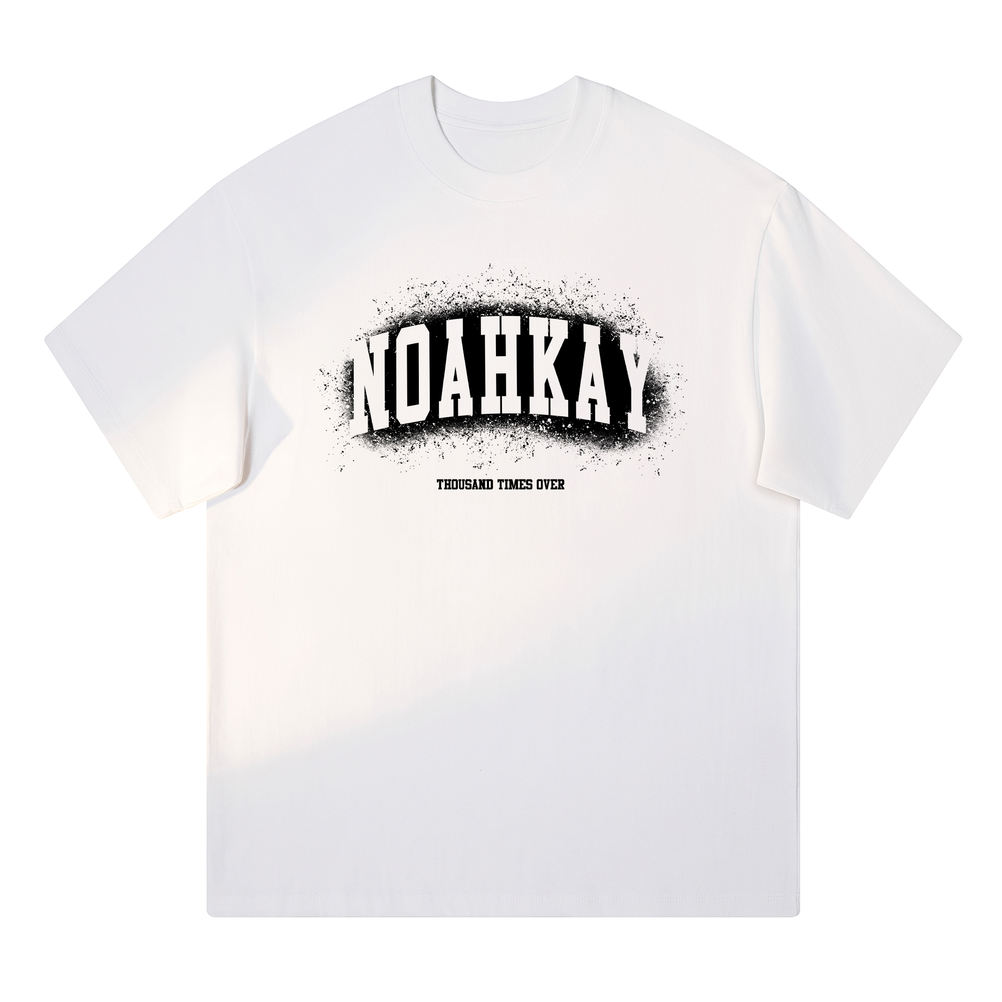 Футболка NOAH KAY 【320g】 (черная) — Черный — фото 7