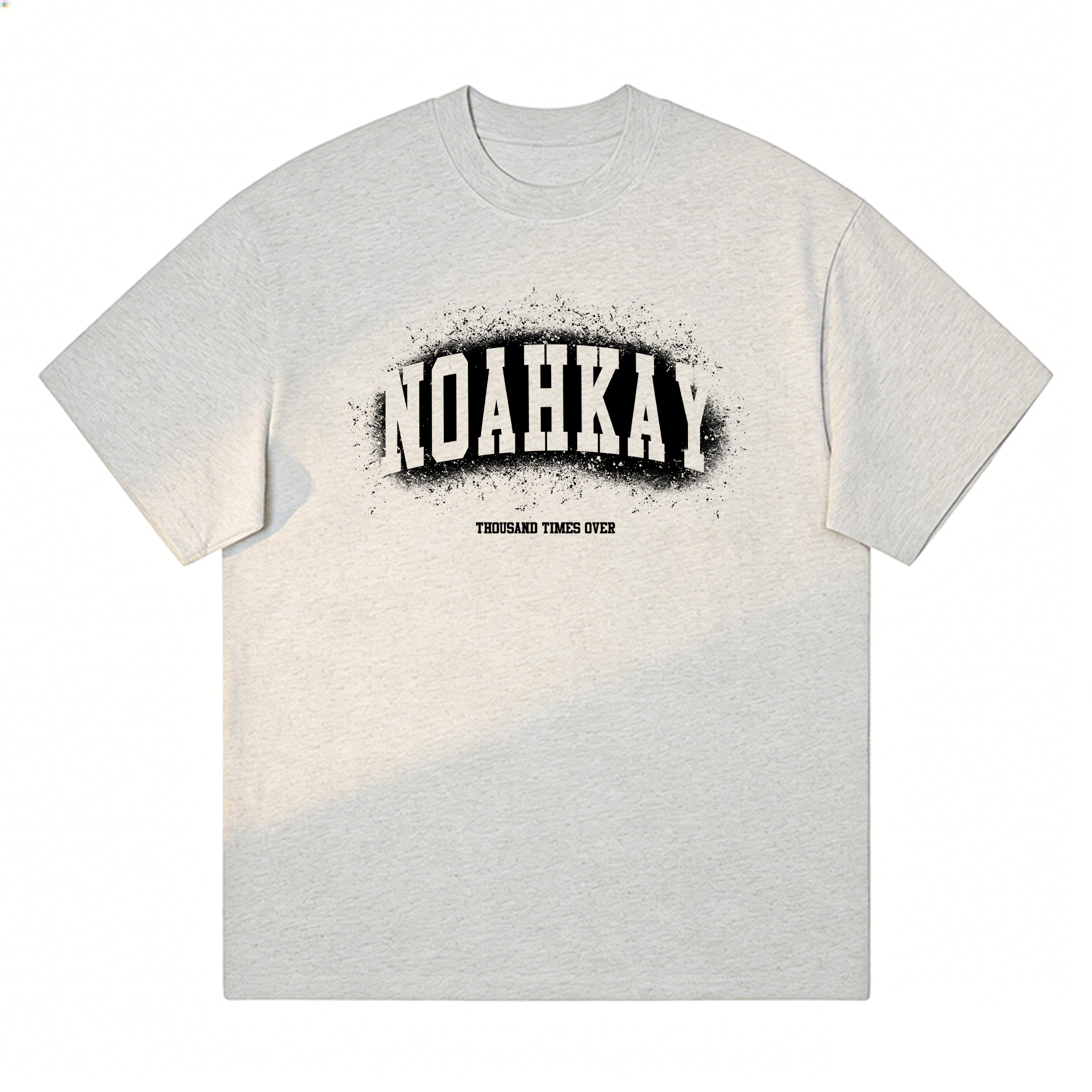 Футболка NOAH KAY 【320g】 (черная) — Черный — фото 13