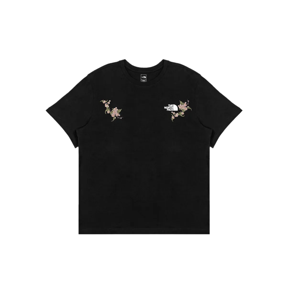 THE NORTH FACE T-Shirts Men's Black Crew Neck Straight Fit