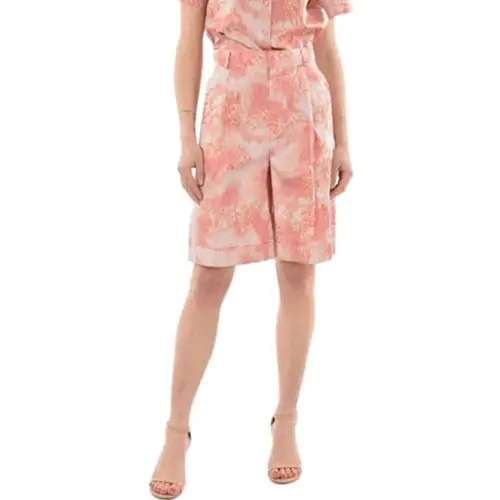 Christian DIOR All Over Printed Pleat Detailed Shorts