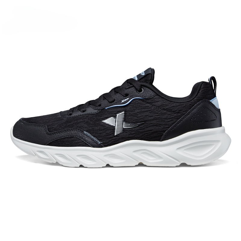 XTEP Cushioning Abrasion Resistant Breathable Lightweight Low top Running Shoes Men’s Black