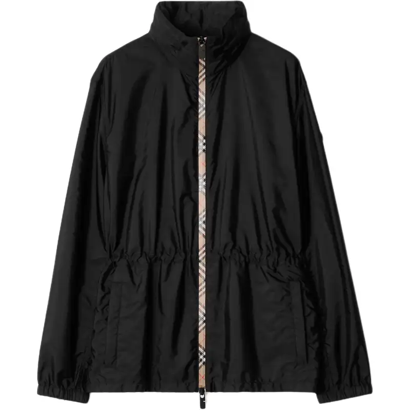 Burberry logo-patch jacket