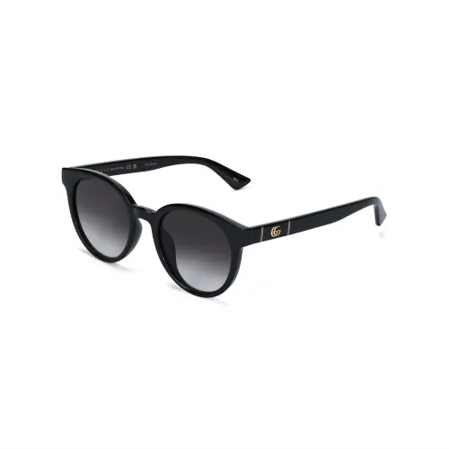 GUCCI Plate Frame Oval Sunglasses Women's
