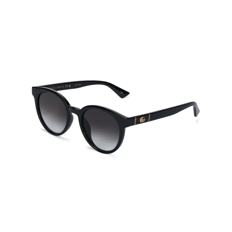 GUCCI Plate Frame Oval Sunglasses Women's