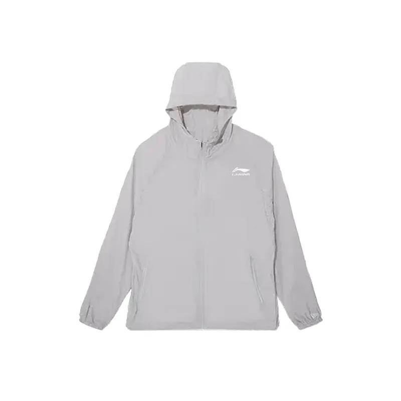 Li Ning Sun Protection Clothing Men's Light Gray