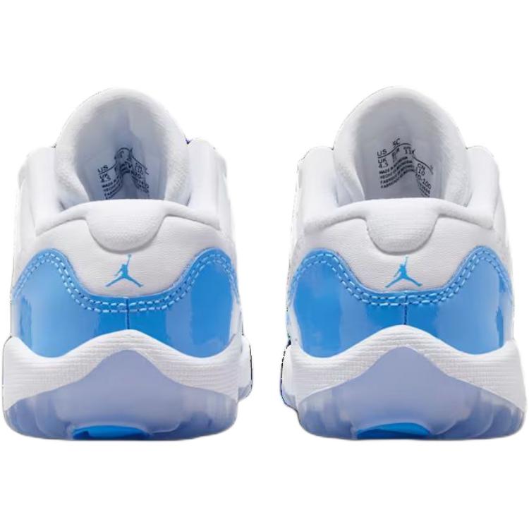 Кроссовки Jordan Air Jordan 11 Retro Low (бело-синие) — 白色/大学蓝 — фото 5