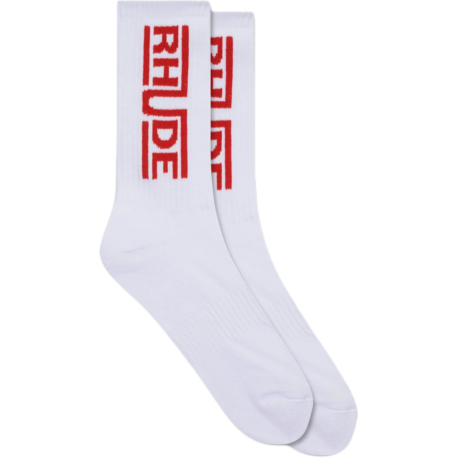 Носки RHUDE logo (белый)