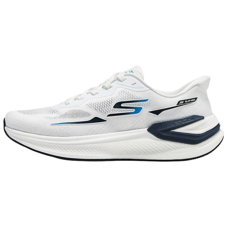 Мужские кроссовки Skechers Go Run Consistent (бело-синие)