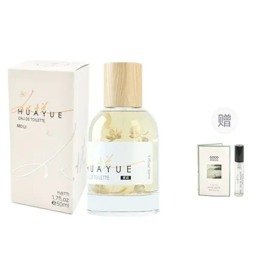 Wooden floral perfume with jasmine with a light fragrance, 50 ml