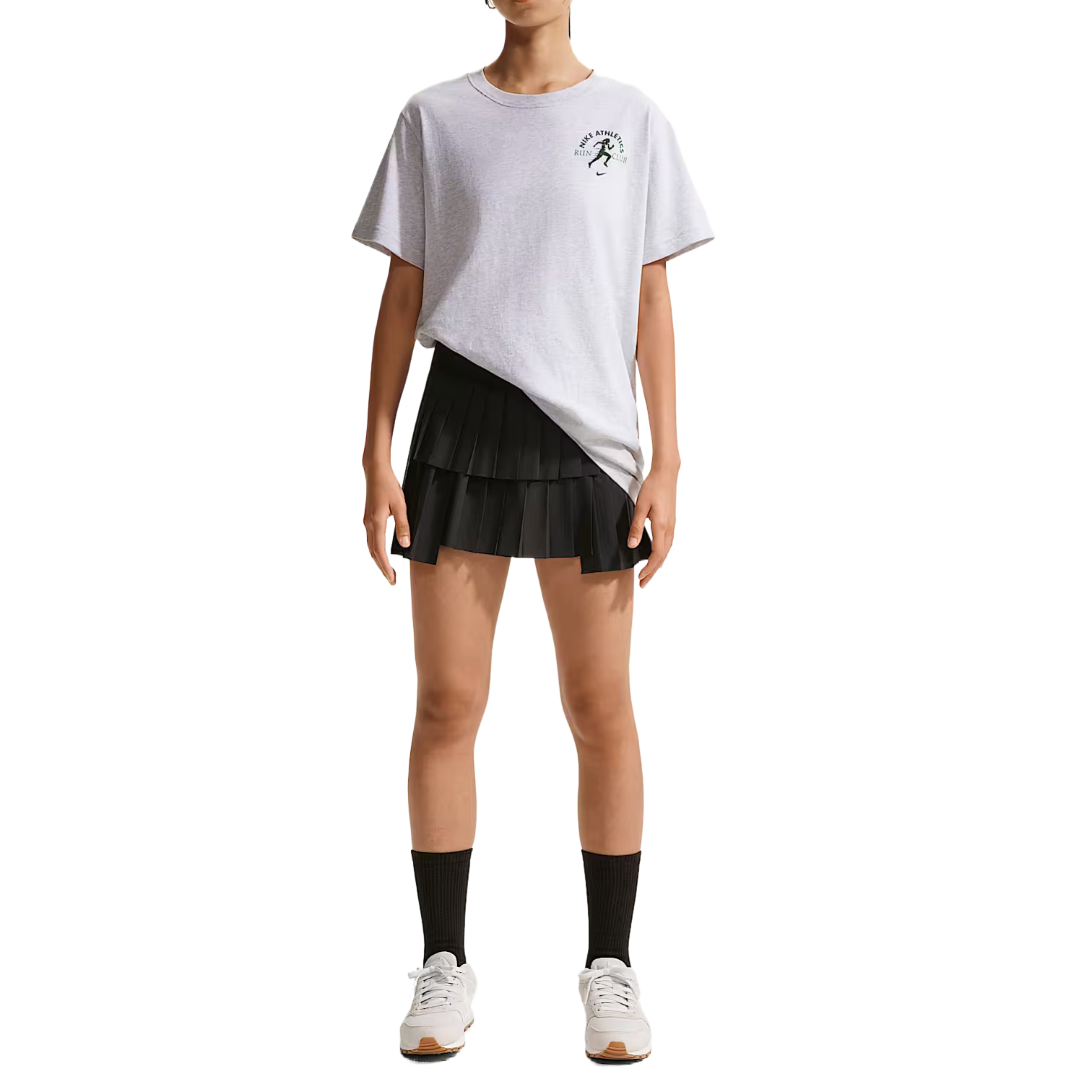 Женская футболка Nike Sportswear Ribbed Tee (бежевая)