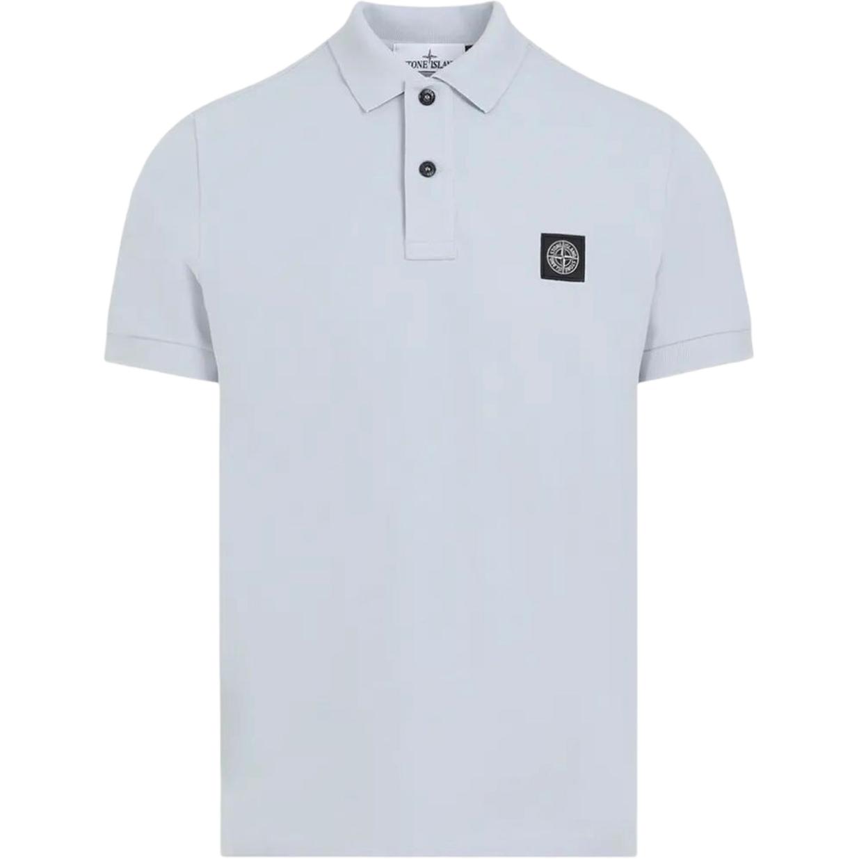 Мужское поло Stone Island (синее)