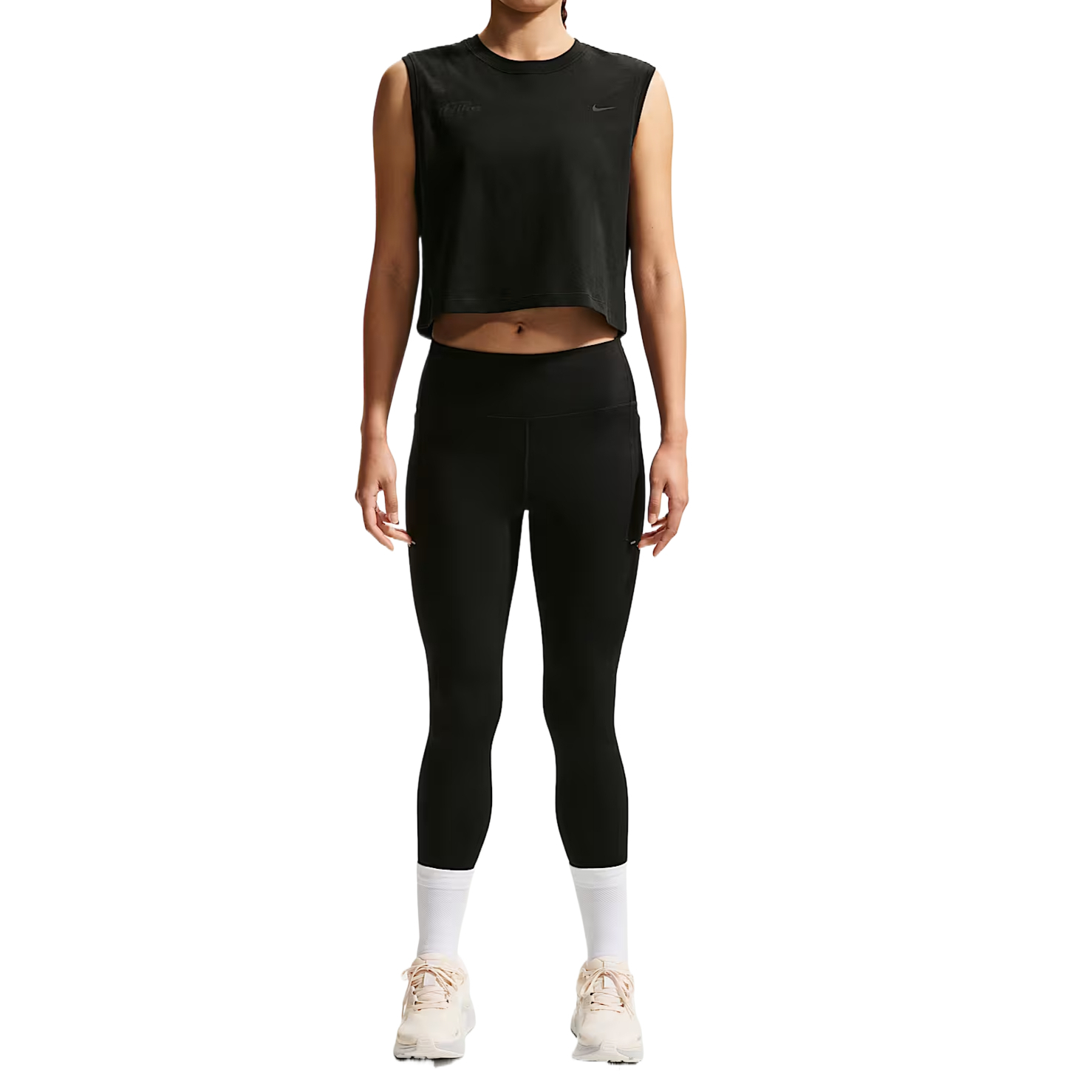 Женская майка Nike Dri-Fit (черная)