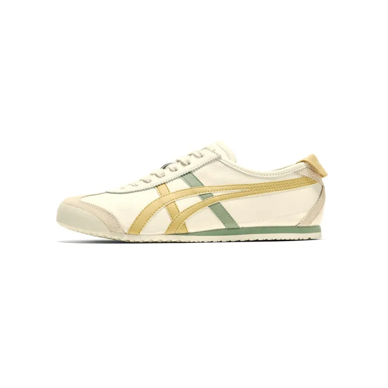 Onitsuka Tiger MEXICO 66 Casual Shoes Unisex Low Top Ecru Yellow