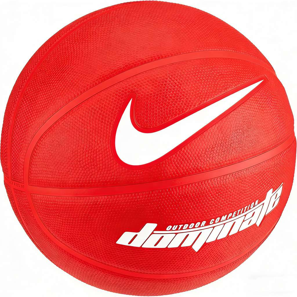 Nike Rubber Basketball Red Size 7 Ball Training Unisex