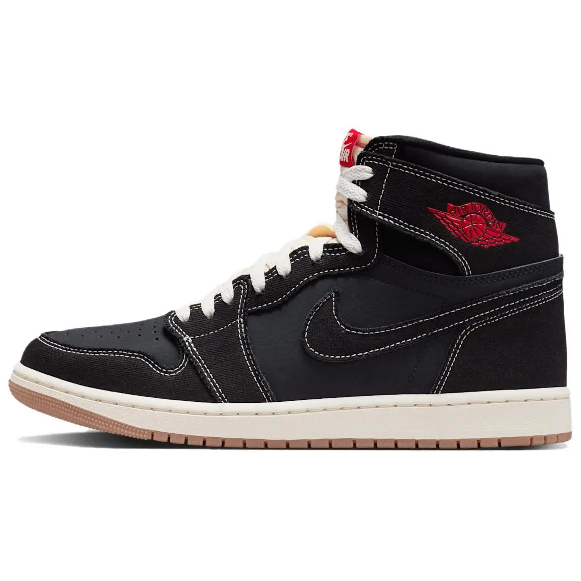 Jordan Air Jordan 1 High top Vintage Basketball Shoes Men's Black