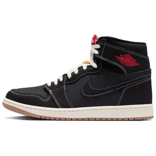Jordan Air Jordan 1 High top Vintage Basketball Shoes Men's Black