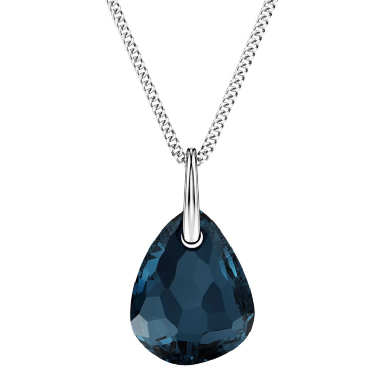 Женское колье Swarovski (синее)