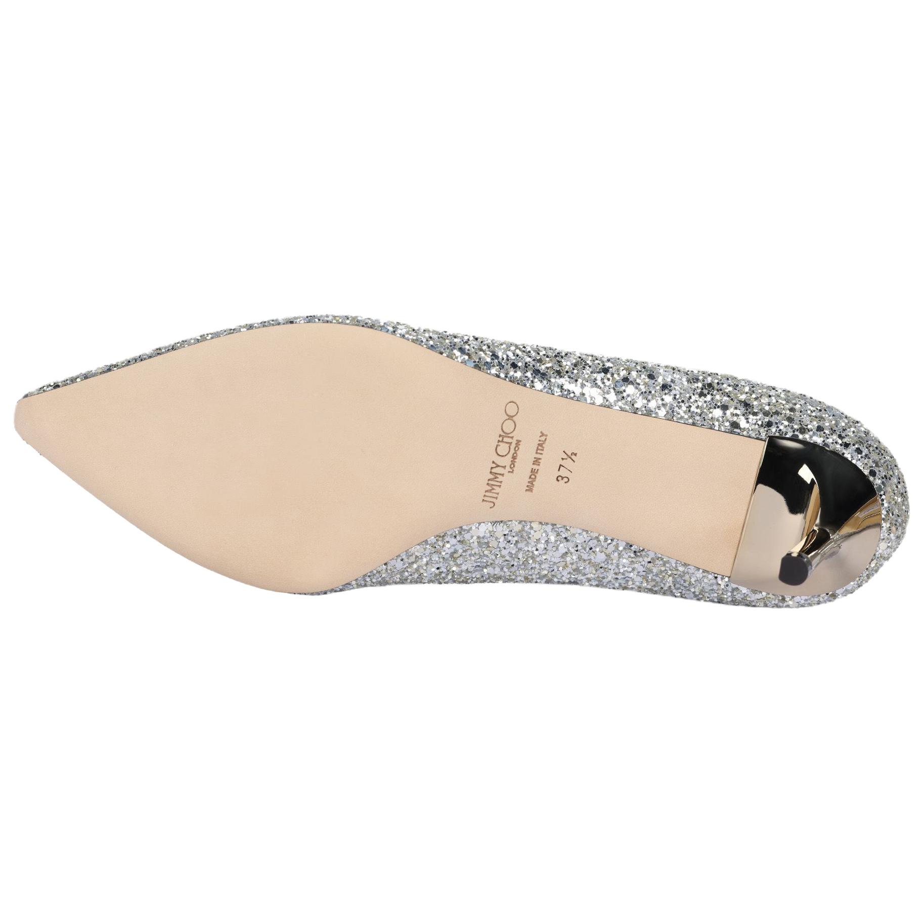 Jimmy Choo Romy 60 Leather Slim Heel High Heels 6cm Women's Champagne