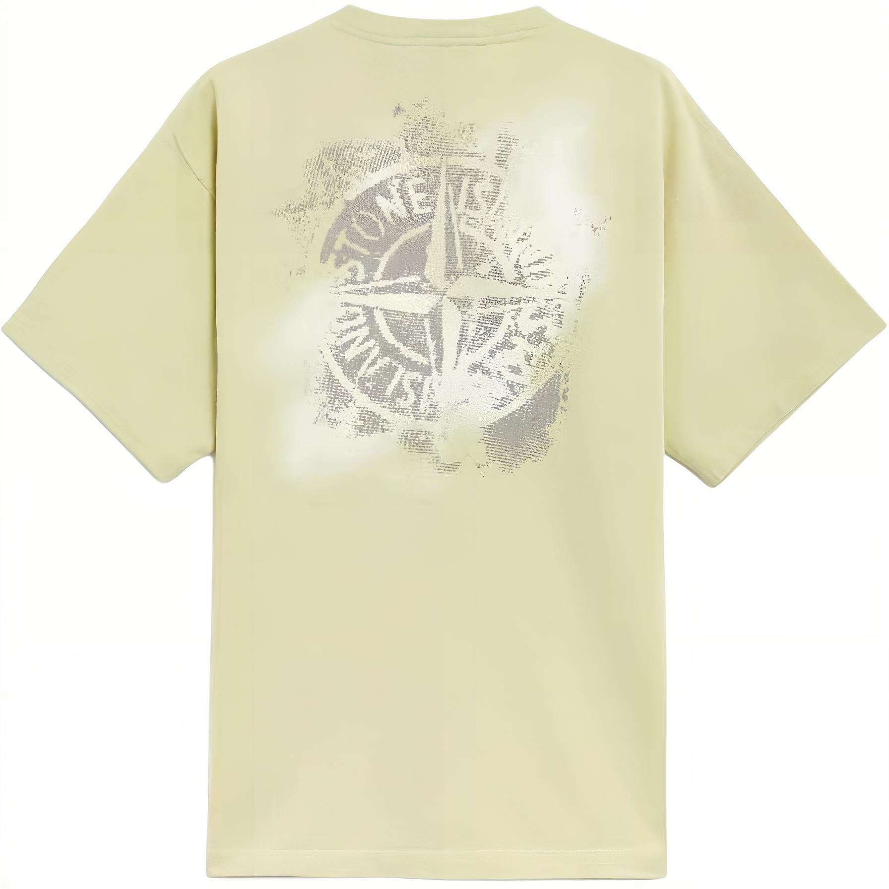 Мужская футболка Stone Island SS24 Dirtyfit (фисташковая)