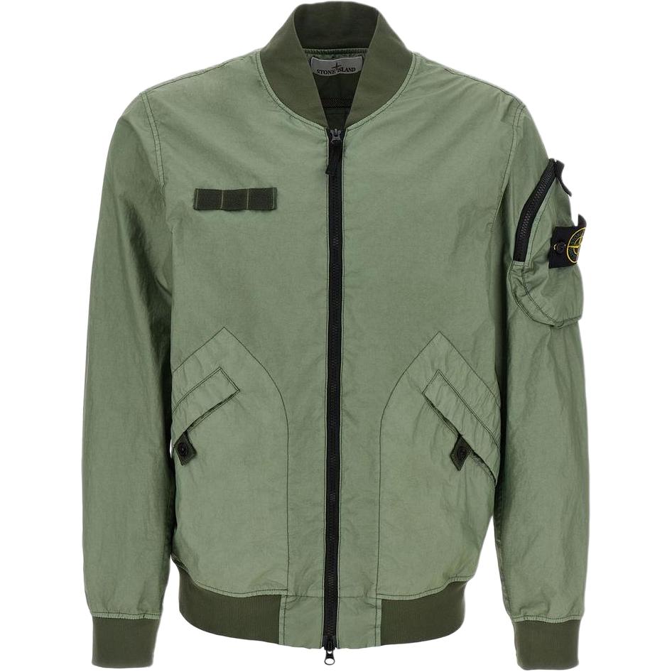 Мужская куртка STONE ISLAND Бомбер (зеленая)