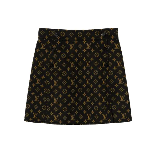 LOUIS VUITTON FW23 Casual Short Skirts Women's Brown