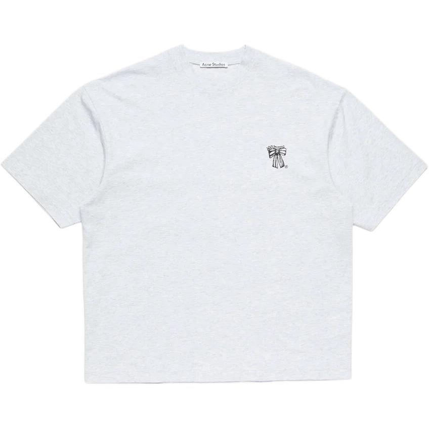 Футболка Acne Acne Studios (светло-серая)