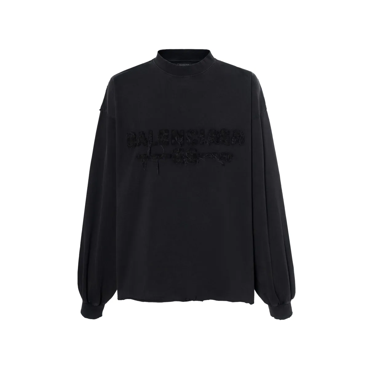 Balenciaga SS25 T Shirt Regular Fit Unisex Dark Gray