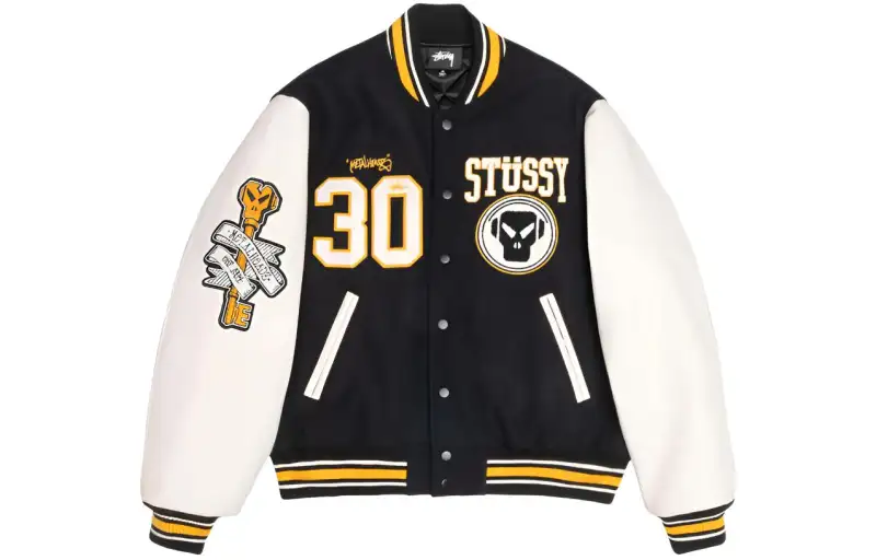 Stussy X Goldie Metalheadz 30 Varsity Jacket