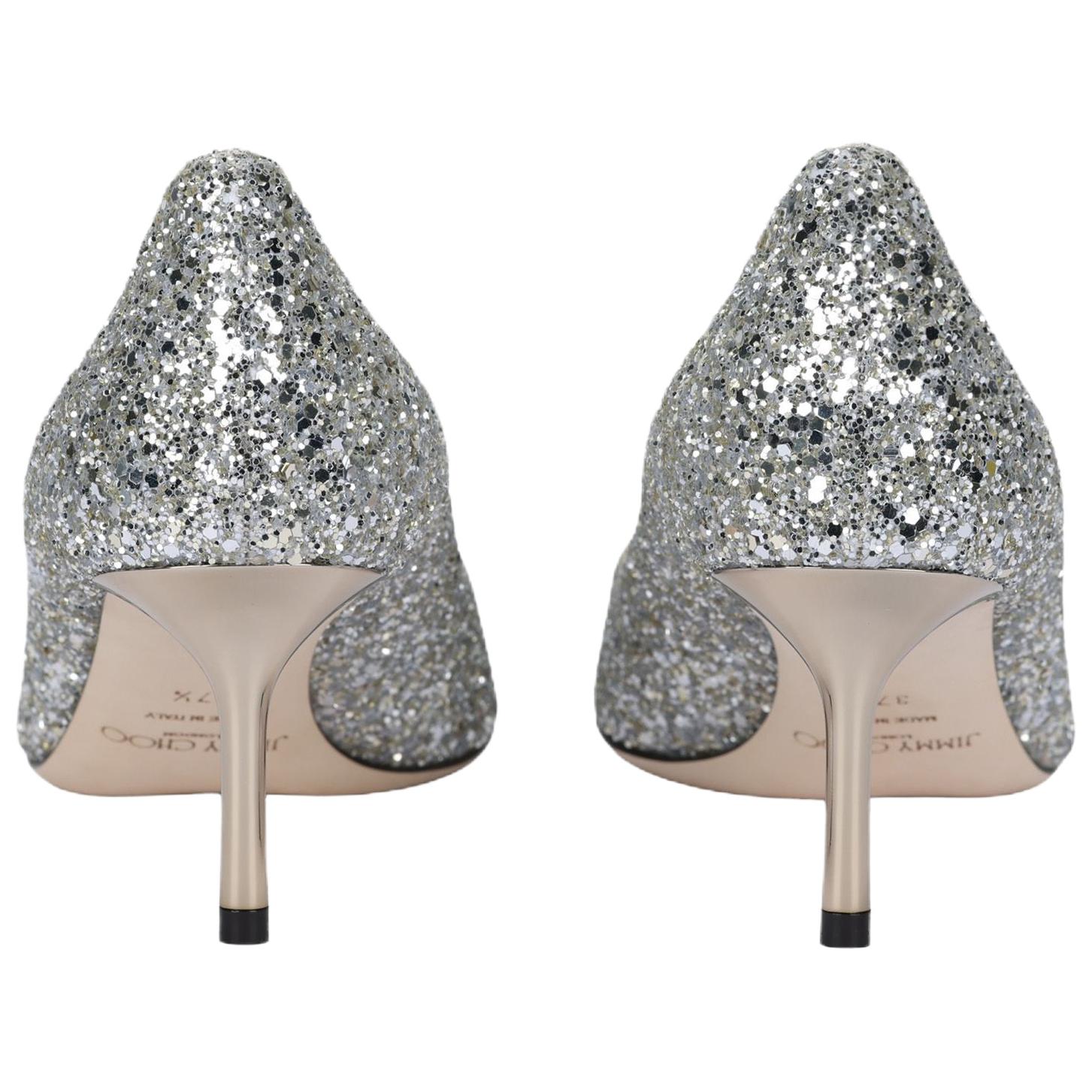 Jimmy Choo Romy 60 Leather Slim Heel High Heels 6cm Women's Champagne