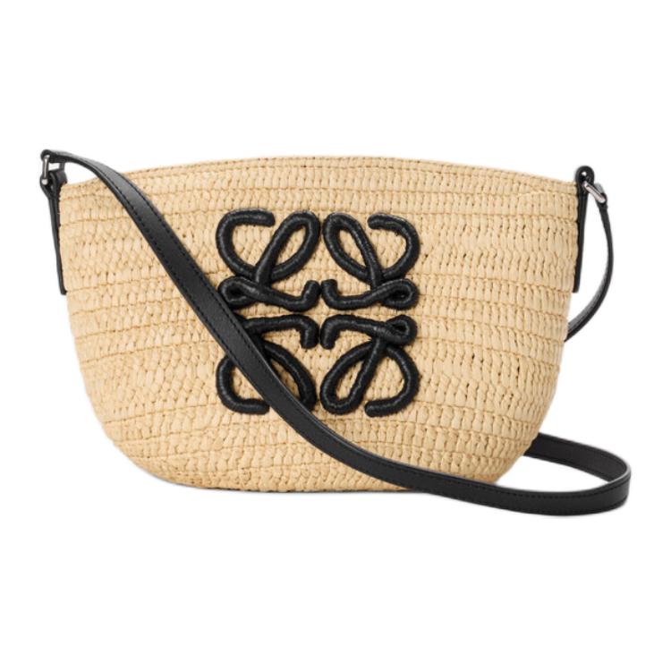 Женская сумка LOEWE Eclipse Pochette (хаки/черная)