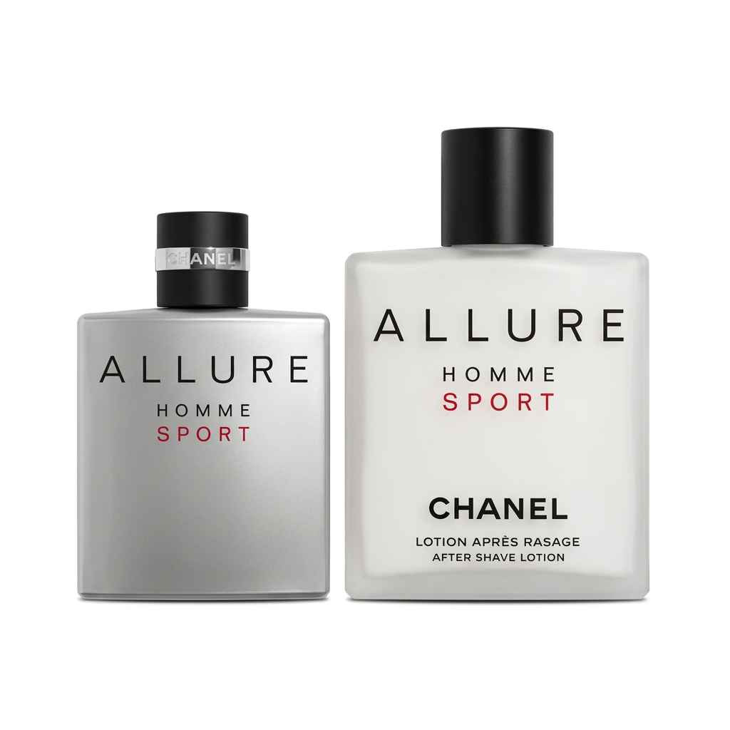 CHANEL Chanel, sports perfume aftershave, wooden refreshing moisturizing set, woody notes, 50 ml, 100 ml