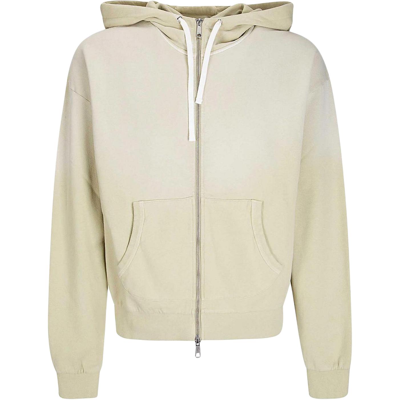 Мужское худи Brain Dead Padded Elbow Zip-Up Hoodie (песочное)