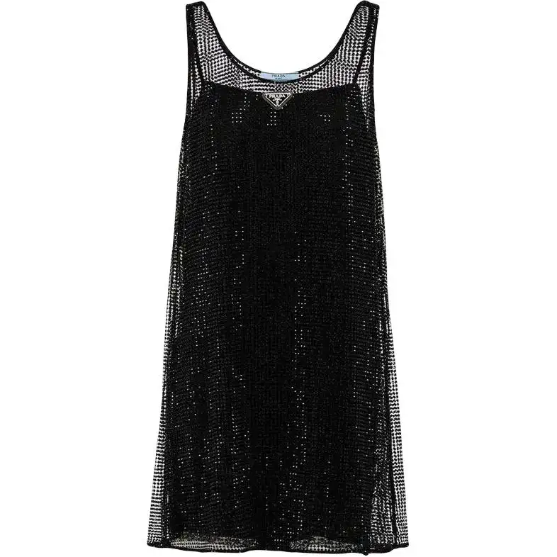 PRADA Sleeveless Dress Women's Black