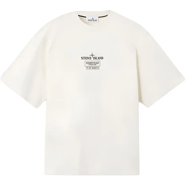 Stone Island logo-print cotton T-shirt